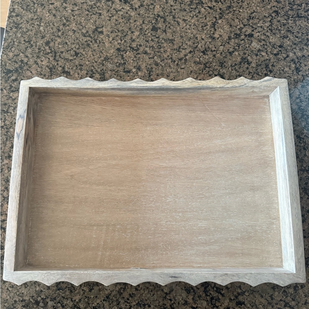 Natural Wood Tray-Never Been Used